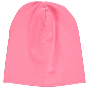 Softe dehnbare Beanie fuchsia