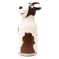 Bestie Bottle Edelstahltrinkflasche mit Trinkhalm Ziege 460 ml