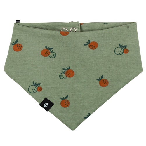 Halstuch doppelt mit Druckknopf Blumen