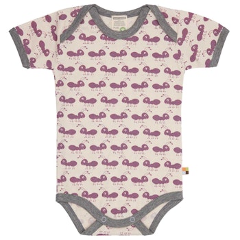 Body kurzarm Ameisen rosa