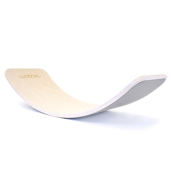 Wobbel Board original grau Filz 90 x 30 cm transparent