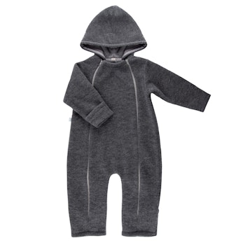 Wollfleece Overall Baby anthrazit