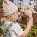 Vorschaubild Elefant klein Traubenkernfüllung  Wärmekissen leinen 35 cm