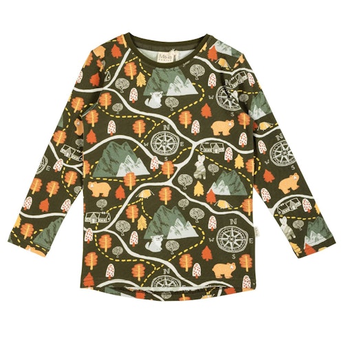 Langarmshirt Wald