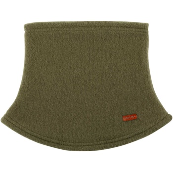 Loopschal Wolle Fleece grau