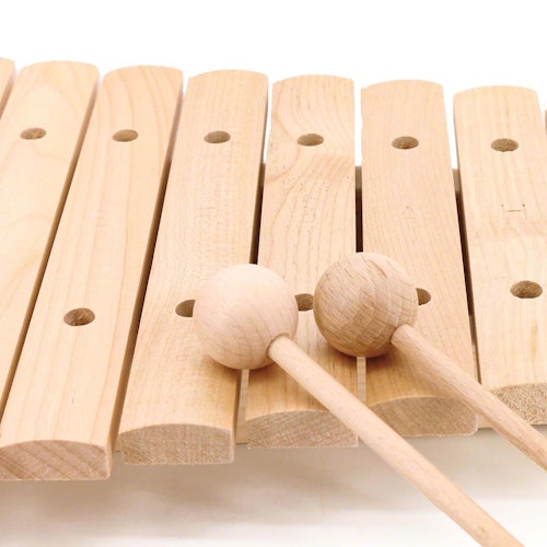 Xylophon mit 13 Ahorn Klangplatten für Kinder ab 3 Jahre