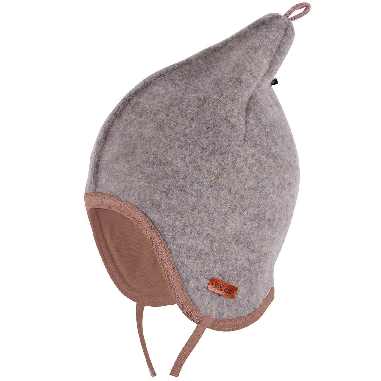 Babymütze Pure Pure Fleece Schurwolle Uni
