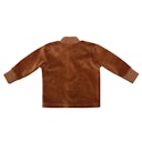 Vorschaubild Velours Babyjacke aus Bio Baumwolle hellbraun