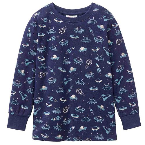 Schlafanzug People Wear Organic langarm Motiv