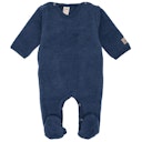 Vorschaubild Babystrampler Wollplüsch mit Fuß