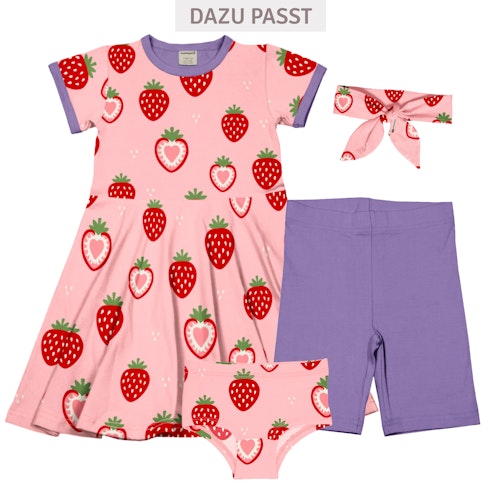 Flatterkleid kurzarm mit Alloverprint 