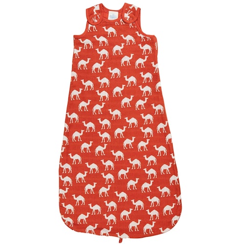 Leichter Musselin Baby Schlafsack Kamel