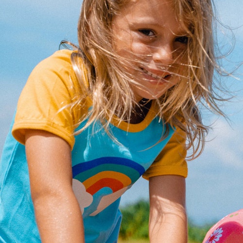 Weiches Raglan Motiv T-Shirt