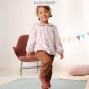 Vorschaubild Edle Flanell Kragen-Bluse