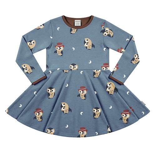 Kleid Maxomorra langarm Motiv