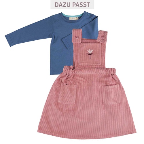 Edles dickeres uni Shirt langarm 100% Biobaumwolle