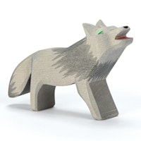 Märchenwolf Holzfigur 7 cm
