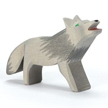 Märchenwolf Holzfigur 7 cm