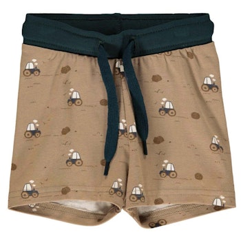 Lockere Shorts Piratenschiff creme-hellblau