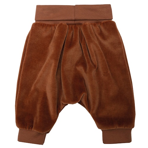 Velours Hose aus Bio Baumwolle hellbraun