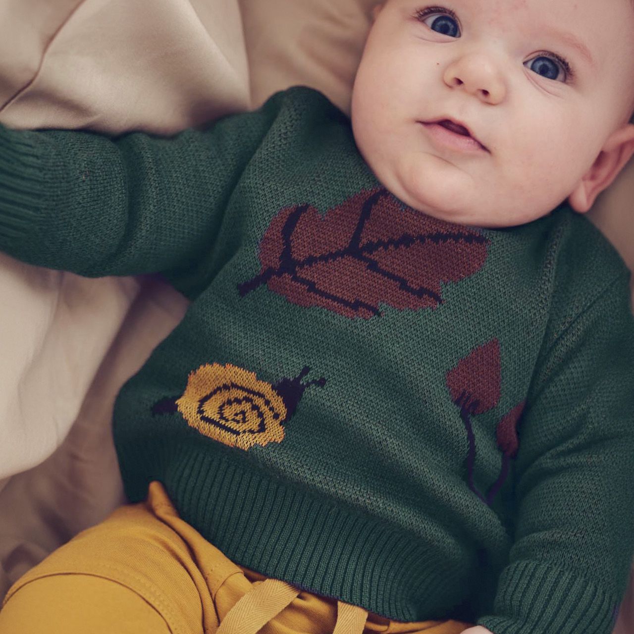 Herbstlicher Strickpullover