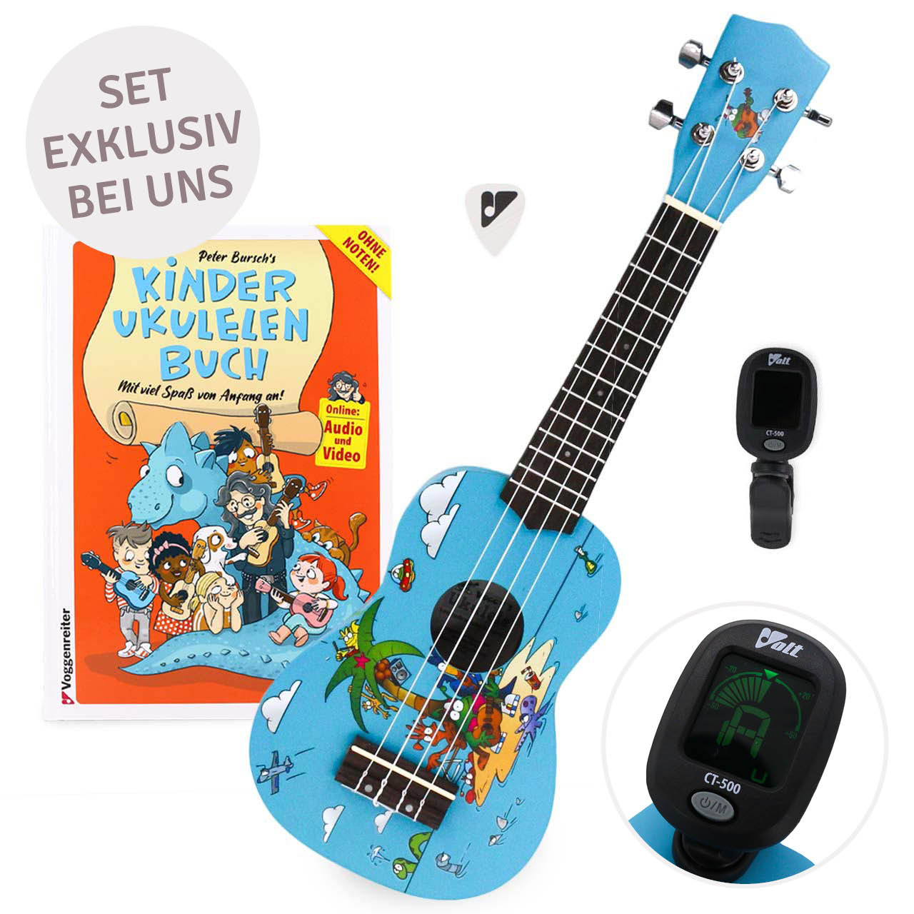 Ukulele-Set für Kinder ab 6 Jahren