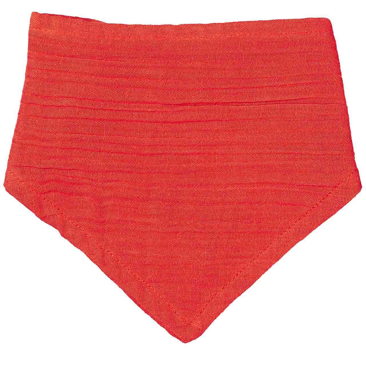 Musselin Dreiecktuch rost-rot