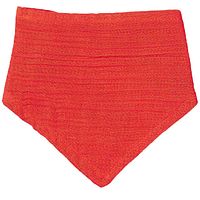 Musselin Dreiecktuch rost-rot