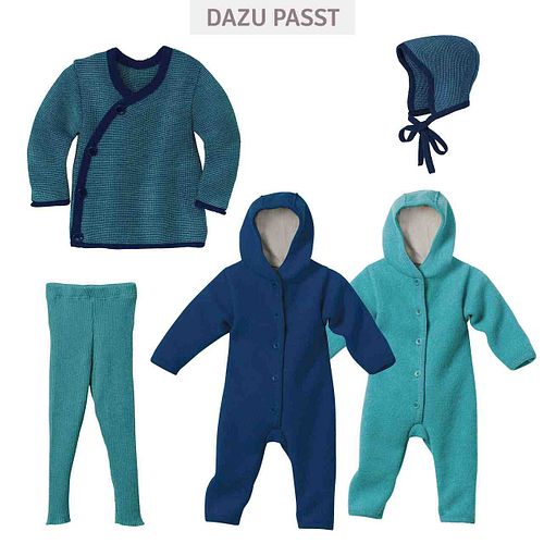 Strickjacke Disana Wickel langarm Schurwolle