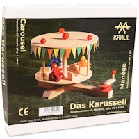 Karussell Holzbausatz mit Kurbel 28 cm