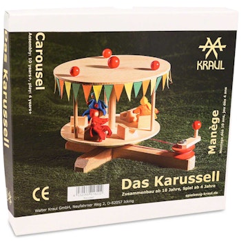 Karussell Holzbausatz mit Kurbel 28 cm