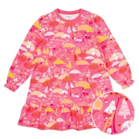 Lockeres Langarmkleid Mumin-Motive