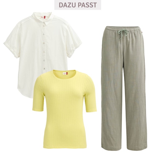 Luftige Damen Musselin Hose