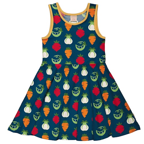 Ärmelloses Flatterkleid Gemüse