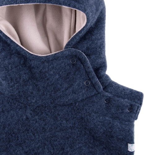 Warme Wollfleece Schlupfhaube