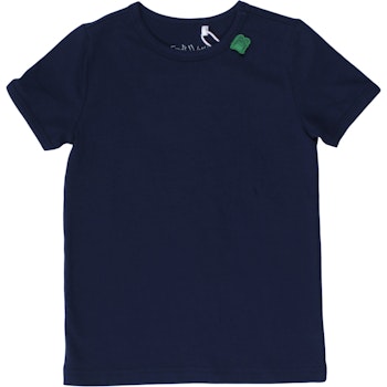 T-Shirt mit Druckknöpfen - dunkel blau