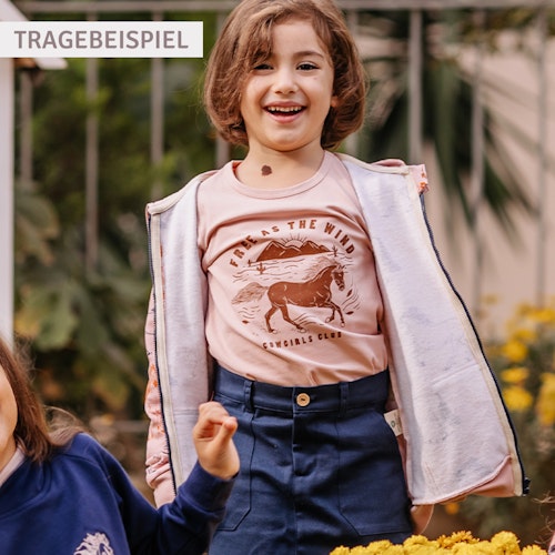 Langarmshirt mit Pferde-Motiv