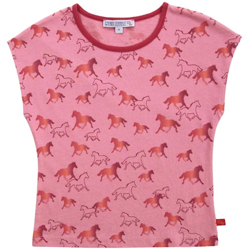 Sommer Shirt Blumen-Druck