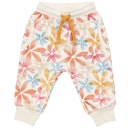 Vorschaubild Blumen Sweat Babyhose Bündchen