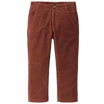 Gefütterte Cord Hose mahagoni 122