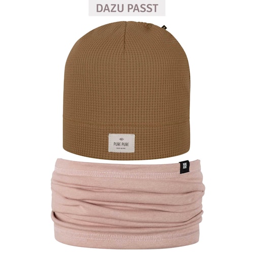 Kinder Beanie uni Waffelstruktur