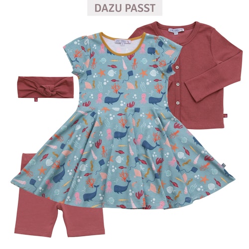 Flatterkleid kurzarm Blumen