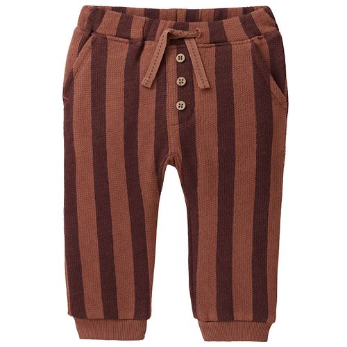 Sweat Hose braun gestreift