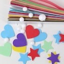 Vorschaubild Bastelkoffer groß pink 800 Teile ab 5 Jahren