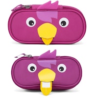 Stiftemäppchen mit Ziehzunge Vogel pink 21 x 11 cm Stiftemäppchen mit Ziehzunge Vogel pink 21 x 11 cm