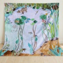 Vorschaubild Spieltuch Bio-Baumwolle Teich 100 x 100 cm