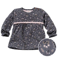 Lockeres Langarmshirt Blümchen