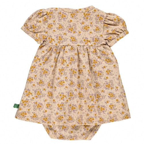 Body kurzarm mit Kleidchen und Blümchen-Muster