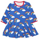 Vorschaubild Langarm Skaterkleid Regenbogen