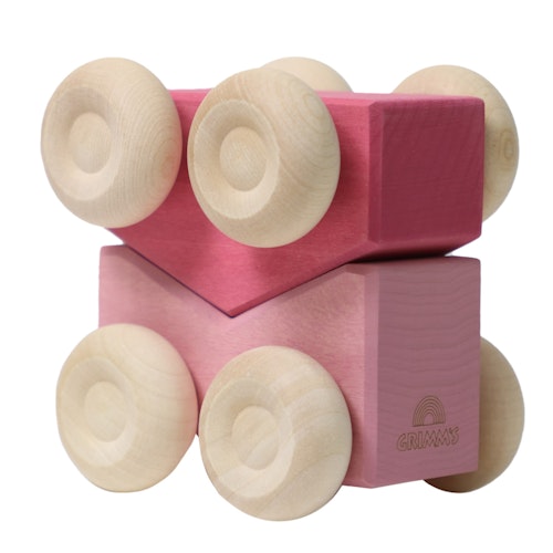 Stapelauto rosa 2 Teile